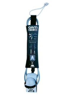 OAM 6' REGULAR MISSION ULTRALIGHT LEASH -WavePulse Shop oam mission leash 5 5 comp grey back 3e073223 7fad 4343 a792 a4273552a974 92916.1675878687